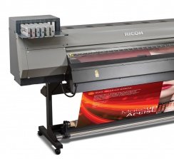 Ricoh-ProL4100, tecnología muy sostenible que proporciona impresión duradera para aplicaciones de interior y exterior.