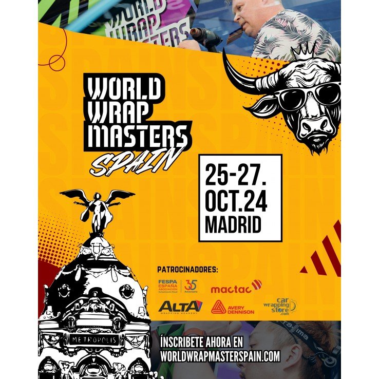 El ganador competirá en la final europea y podrá clasificarse para la World Wrap Master mundial (FESPA Berlín 2025).