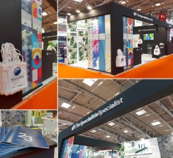  En FESPA, Guandong creó un punto de venta que combinó las necesidades del POP-UP store con la decoración de interiores.