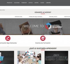 Los cursos de formación de Kramer Academy se adaptan a cualquier nivel del usuario.