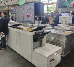 En el stand de Fujifilm pudieron verse sus últimas tecnologías en inkjet y toner.