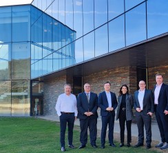 Visita de HEIDELBERG a las instalaciones de Alzamora Group en Olot, Girona.