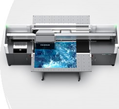 La nueva máquina imprime a una calidad excepcional, sin pérdida de color, incluso a alta velocidad. 