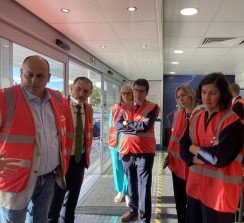 Presentación del FM Resilience Truck en la planta del Grupo Saica en El Burgo de Ebro (Zaragoza).