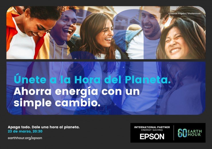 Epson y La Hora del Planeta animan a la gente a llevar a cabo sencillas acciones de ahorro energético en el Banco de Horas global.