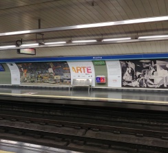 Las obras estarán expuestas durante un año en la estación madrileña.