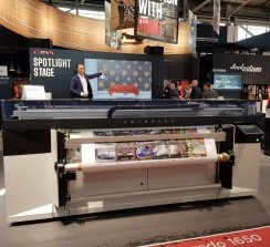 Presentación de la nueva Océ Colorado 1650 en la reciente FESPA Munich.