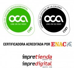 Estas certificaciones confirman la excelente gestión de la empresa en todos sus procesos.