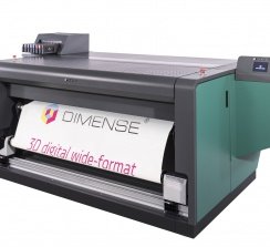 Dimense, la única impresora de su categoría con la que se puede personalizar el relieve del papel y que se ofrece en tres acabados (mate, perlado y dorado).