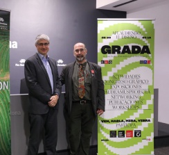 Jordi Magre y Jesús Del Hoyo durante la presentación del nuevo congreso en Barcelona.