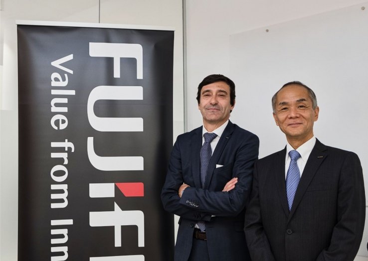 Pedro Mesquita, Presidente Fujifilm Iberia, y Masato Yamamoto, Presidente Fujifilm Europa.