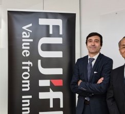 Pedro Mesquita, Presidente Fujifilm Iberia, y Masato Yamamoto, Presidente Fujifilm Europa.