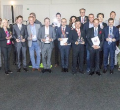 Los premiados en la edición de 2018 recibieron su galardón en FESPA Berlín.