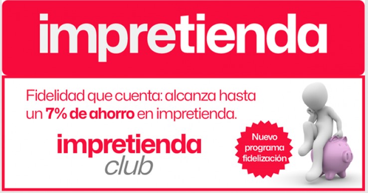 Impretienda Club quiere premiar la fidelidad de sus clientes con descuentos durante cada trimestre.