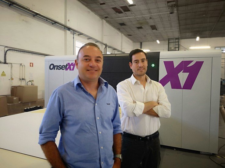 Raphael Giovanella (izquierda), CEO de Imacx y Nuno Almeida, director general.