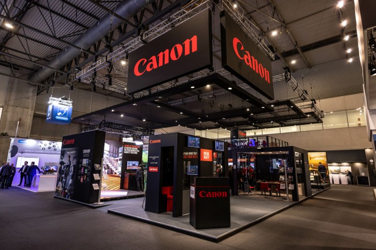 Stand 3B300 de Canon en ISE 2023, pabellón 3.