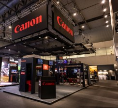 Stand 3B300 de Canon en ISE 2023, pabellón 3.