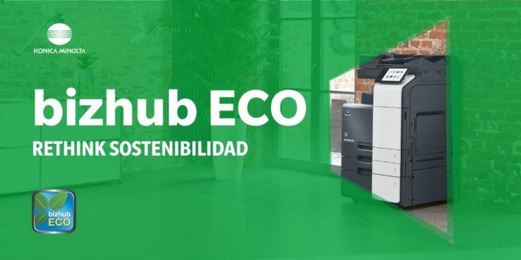 Con bizhub ECO, promueve herramientas para aumentar la sostenibilidad.