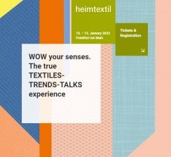 Heimtextil tendrá lugar del 10 al 13 de enero de 2023.