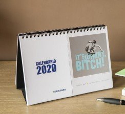 El calendario de 2020, creado con los divertidos diseños de los estudiantes.