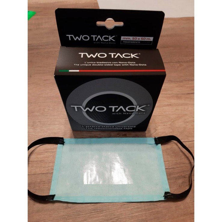  Nuevo TWO TACK OPTI-CLEAR, biadhesivo de pegar y despegar universal con tecnología Nano-Tack.