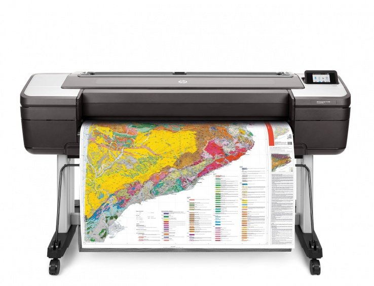 HP DesignJet T1700 ofrece una major calidad de color y precisión para obtener mapas y renderings más exactos.