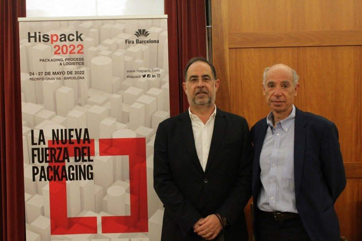 Jordi Bernabeu y Xavier Pascual, presidente y director de Hispack 2022.