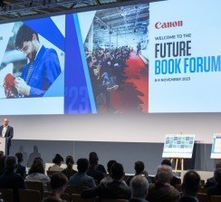 Imagen de la décima edición de Canon Future Book Forum, evento celebrado el pasado mes de diciembre.