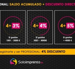 Los clientes profesionales podrán beneficiarse de los precios más bajos en imprenta online a nivel nacional.