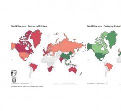 El mapa mundial muestra qué segmentos de mercado y países están actualmente más afectados.